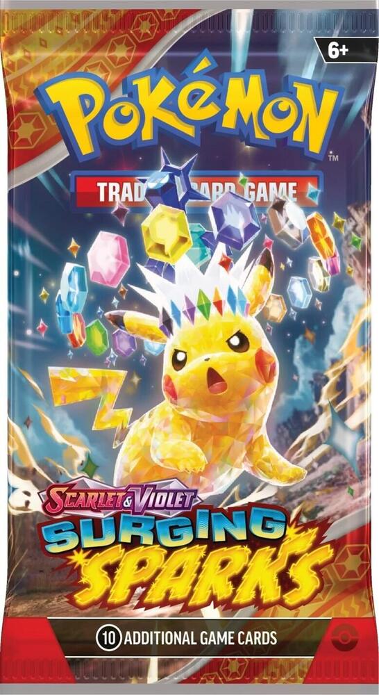 Booster Pack - SV08: Surging Sparks (SV08) In Pokemon Trading Cards
