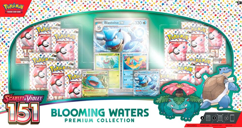 Blooming Waters Premium Collection In Pokemon Trading Cards