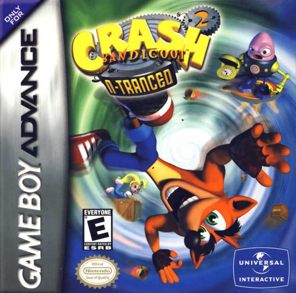 Crash Bandicoot 2 N-tranced for Nintendo Game Boy Advance