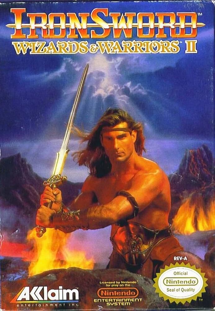 Iron Sword Wizards and Warriors II for Nintendo Entertainment System (NES)