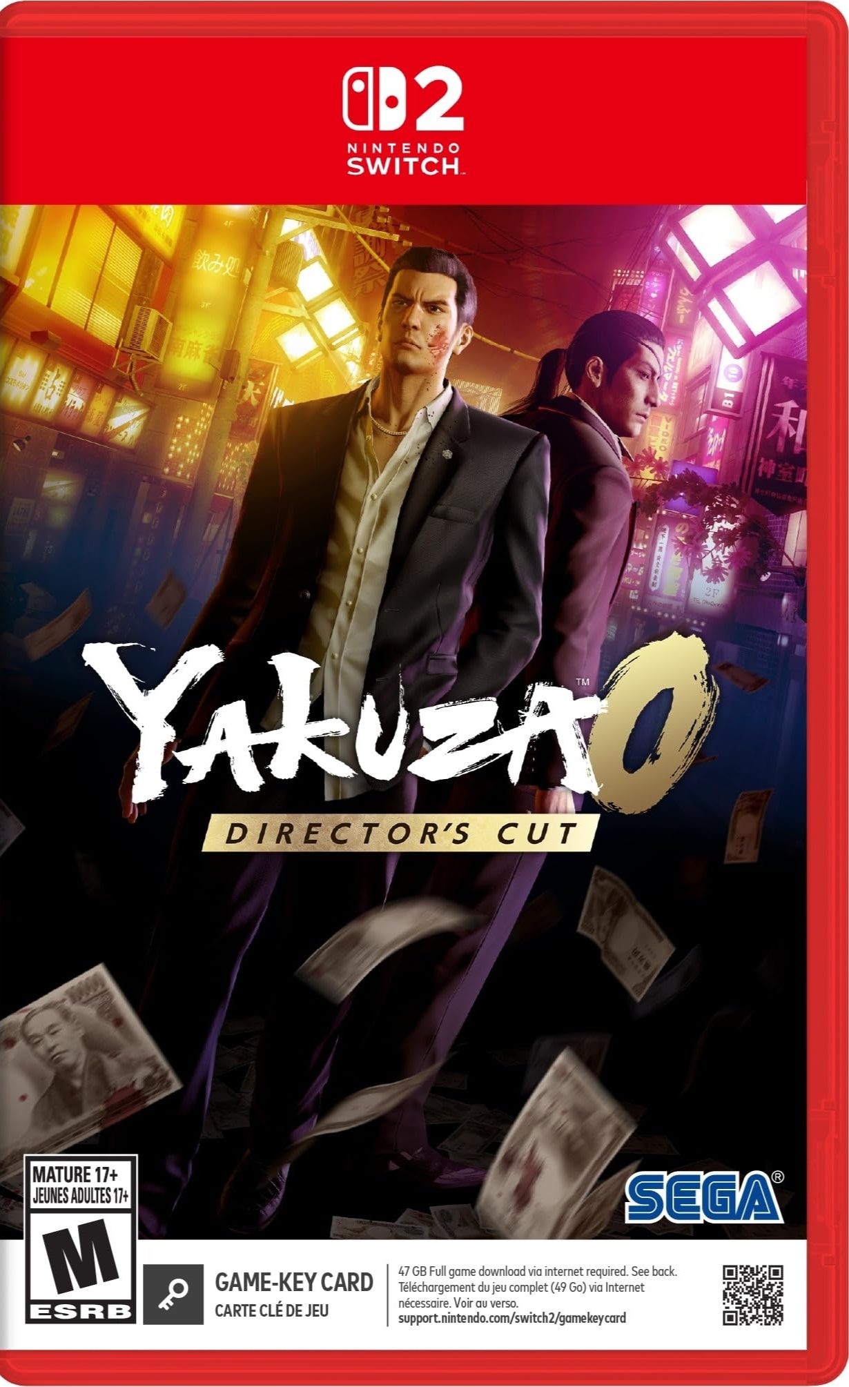 Yakuza 0 Director's Cut for Nintendo Switch 2