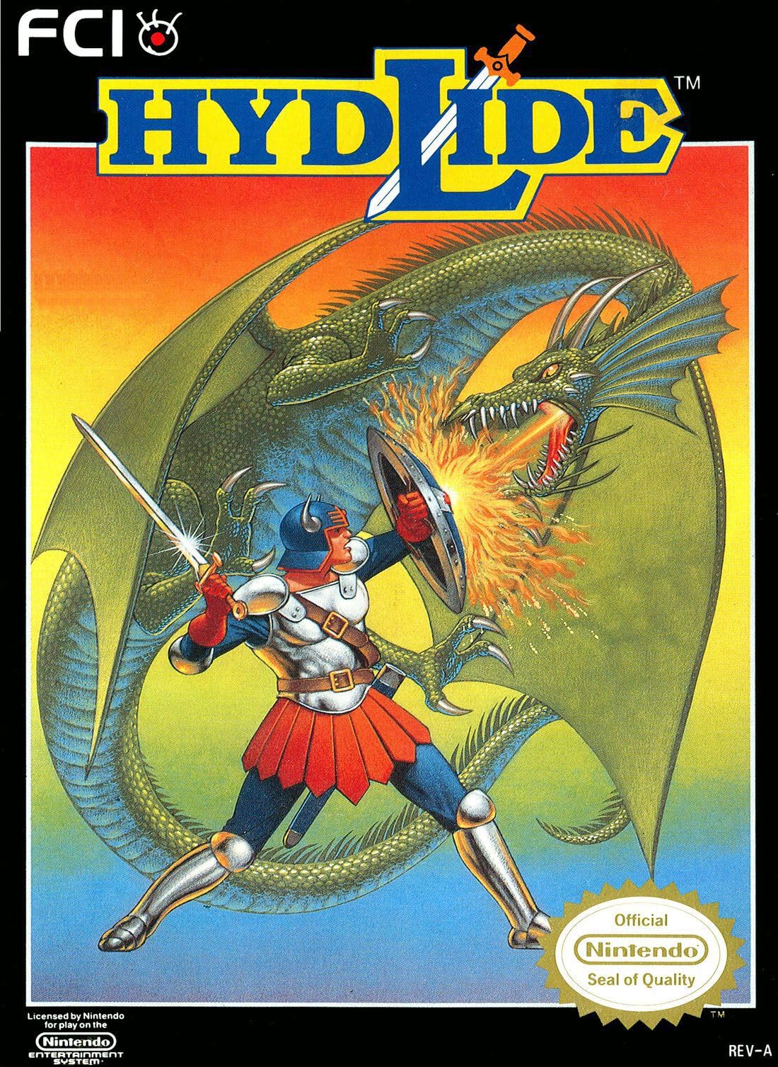 Hydlide for Nintendo Entertainment System (NES)
