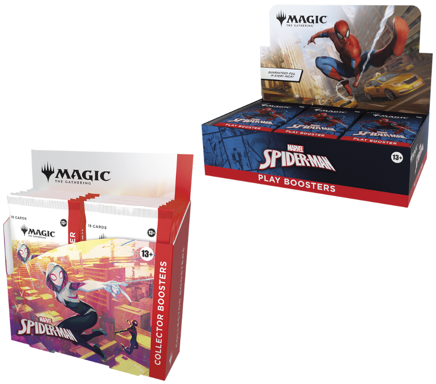 Collector Booster Box & Play Booster Box Bundle - Universes Beyond- Marvel Spider-Man In Magic the Gathering