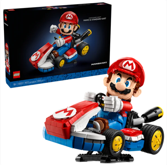 72037 Mario Kart – Mario & Standard Kart in Lego