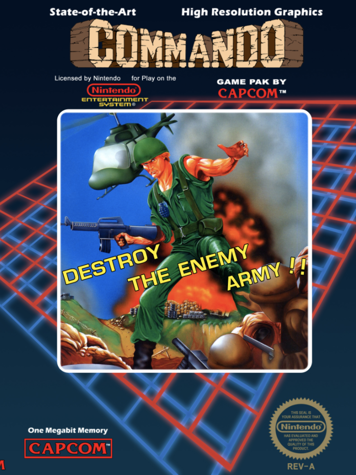 Commando for Nintendo Entertainment System (NES)