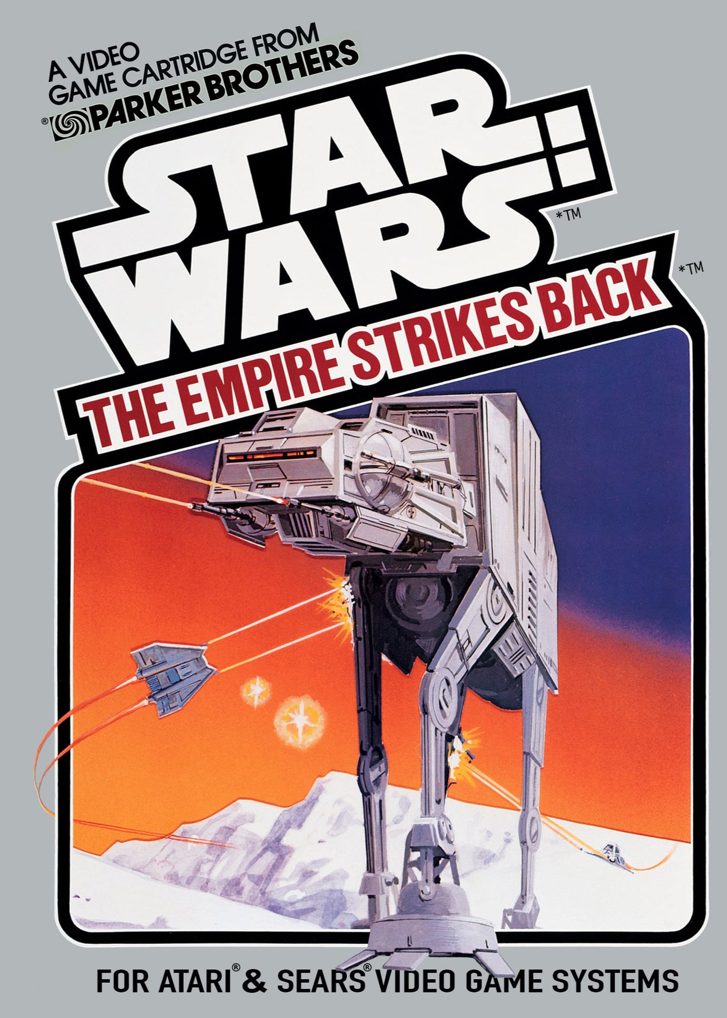 Star Wars The Empire Strikes Back for Atari 2600