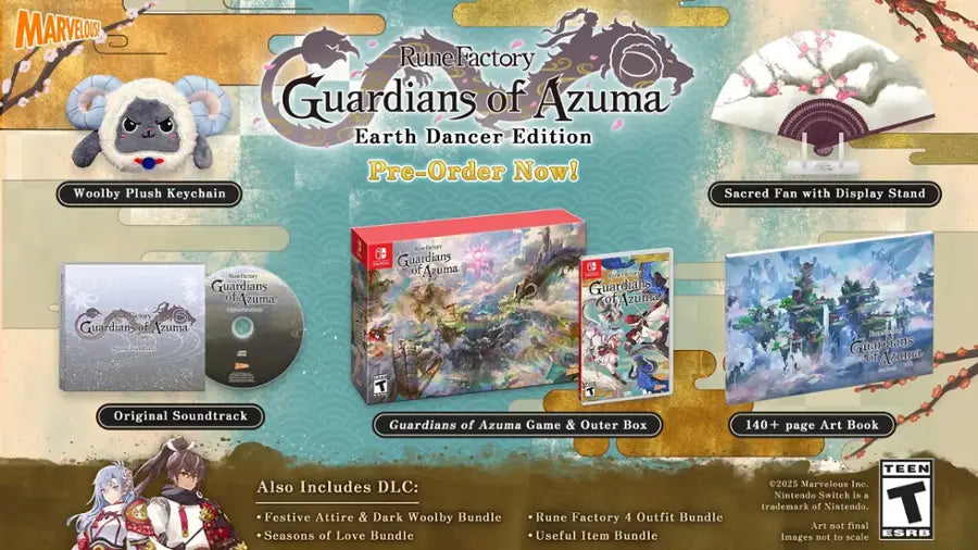Rune Factory: Guardians Of Azuma - Earth Dancer Limited Edition for Nintendo Switch