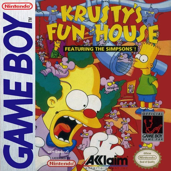 Krusty's Fun House for Original Nintendo Game Boy