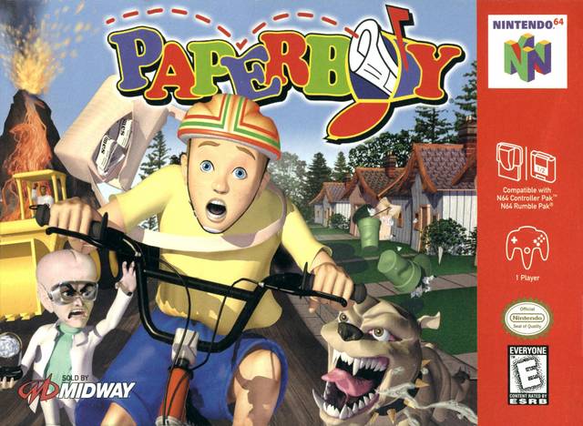 Paperboy for Nintendo 64
