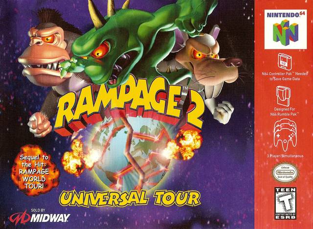 Rampage 2 Universal Tour for Nintendo 64