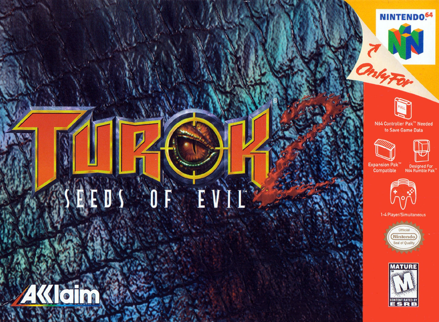 Turok 2 Seeds of Evil for Nintendo 64