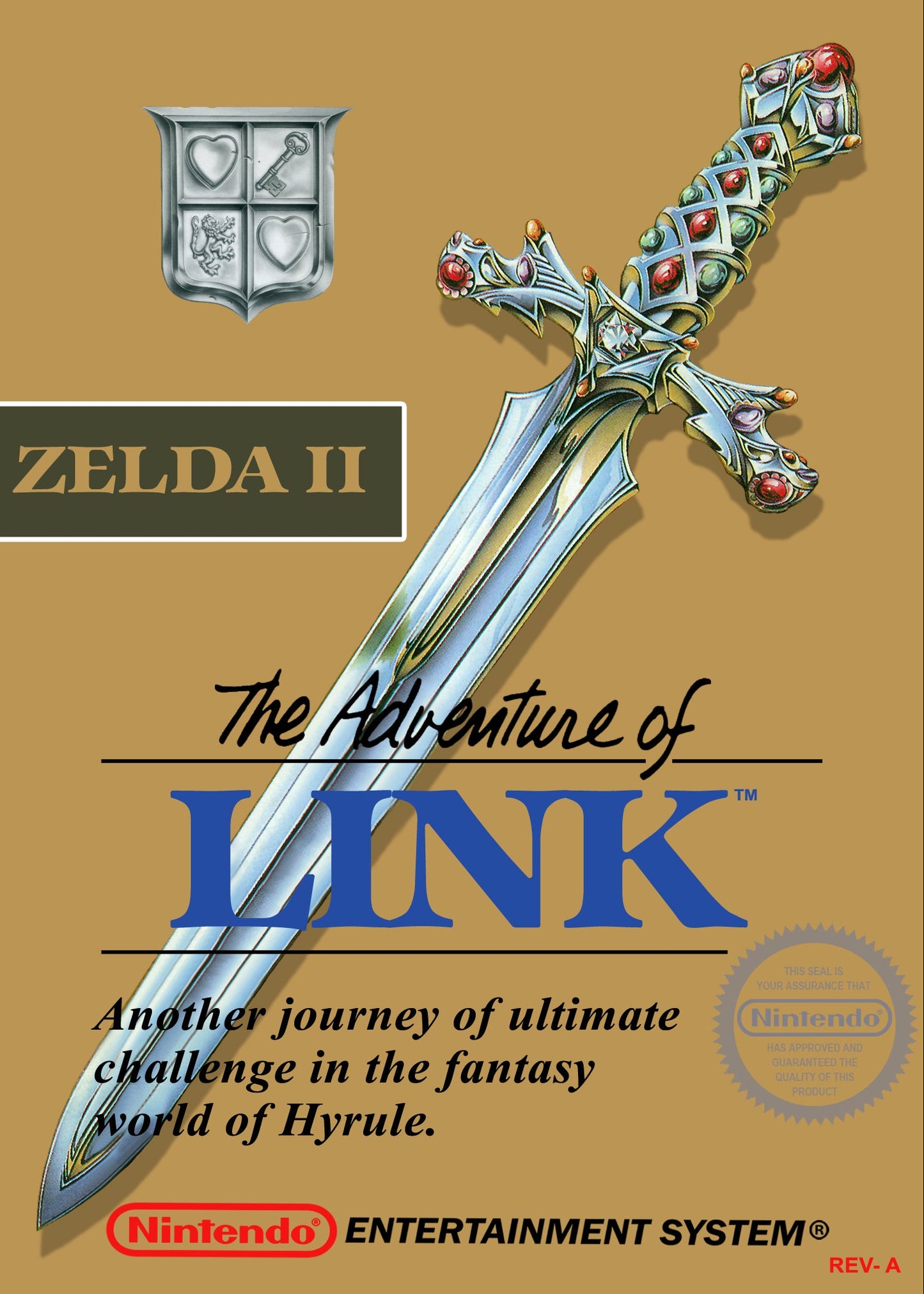 Zelda II The Adventure of Link for Nintendo Entertainment System (NES)