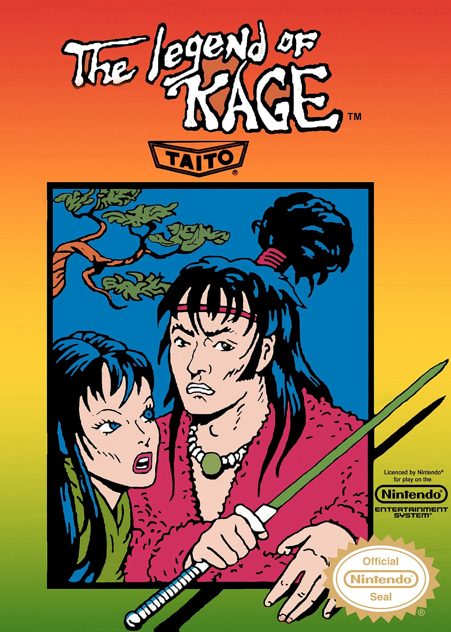 Legend of Kage for Nintendo Entertainment System (NES)