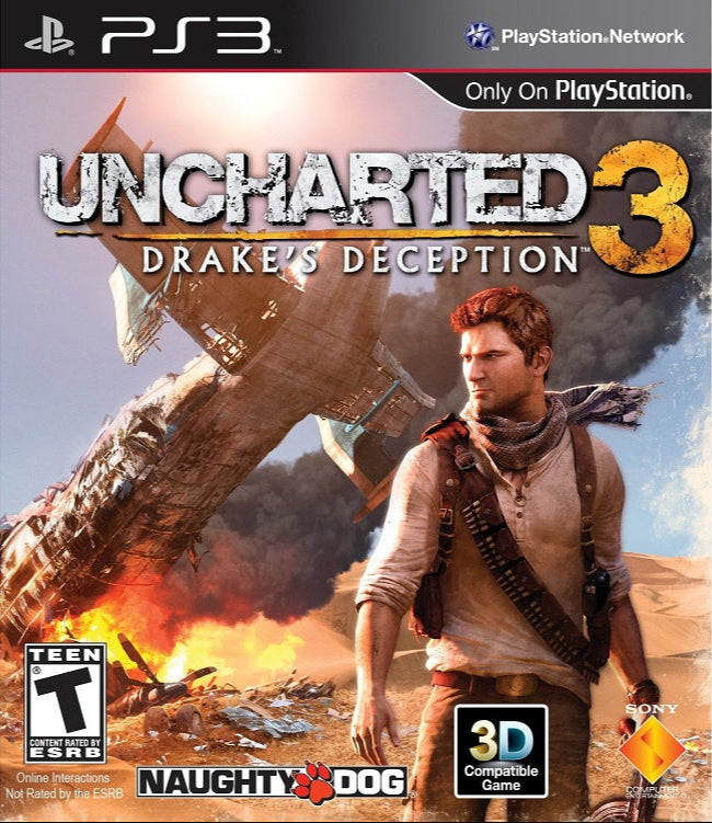 Uncharted 3: Drake's Deception for Sony PlayStation 3