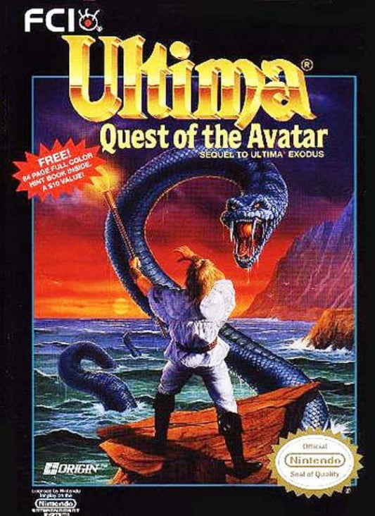 Ultima Quest of the Avatar for Nintendo Entertainment System (NES)