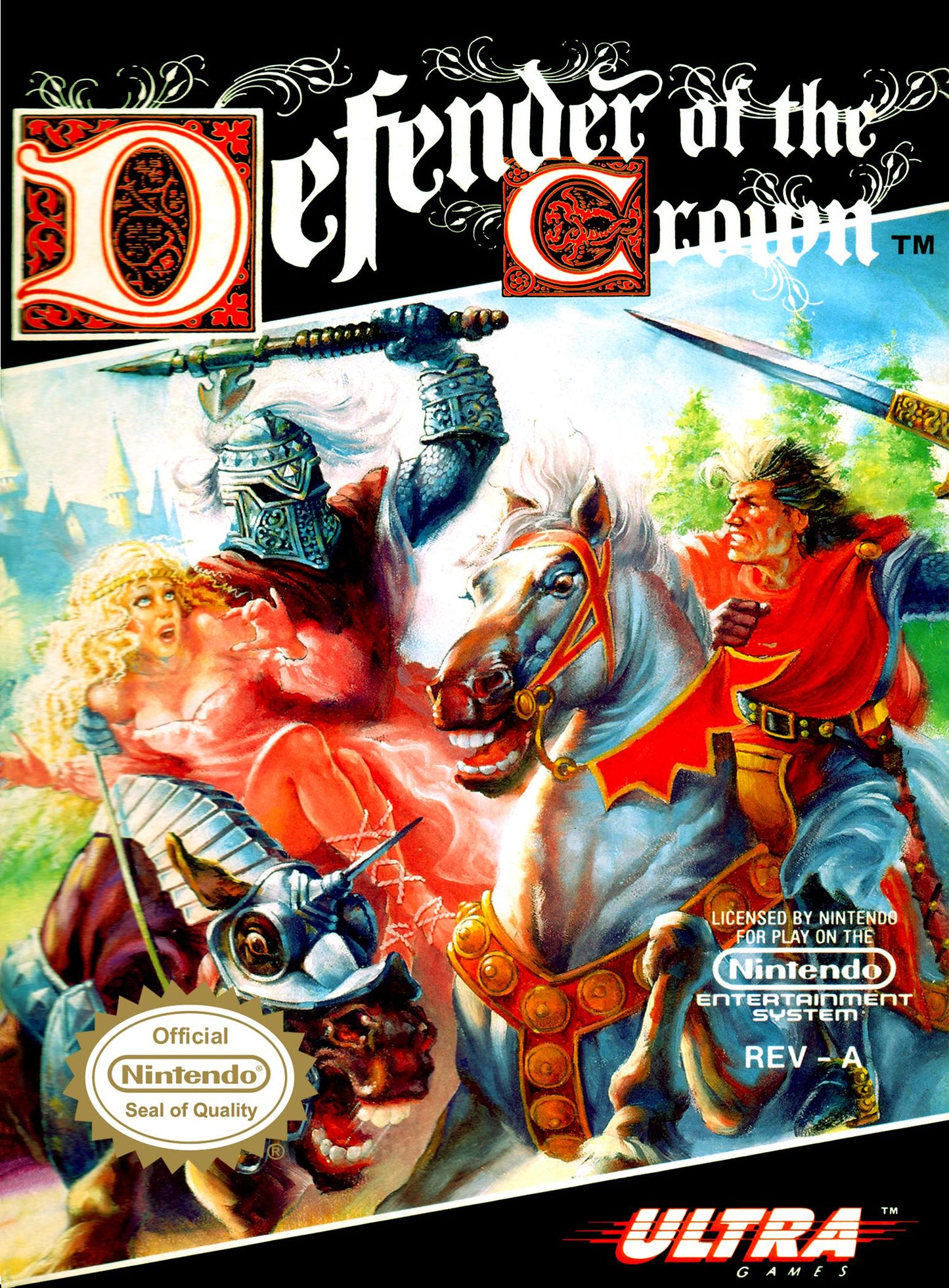 Defender of the Crown for Nintendo Entertainment System (NES)