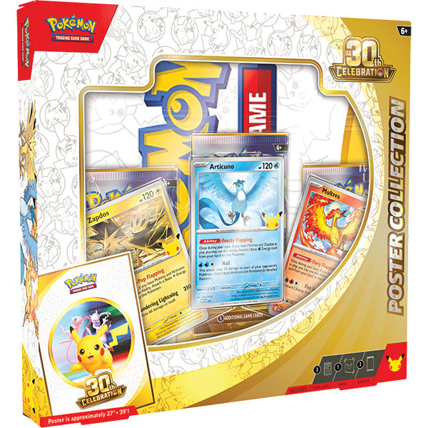Pokemon TCG: 30th Celebration- Poster Collection In Pokemon Trading Cards