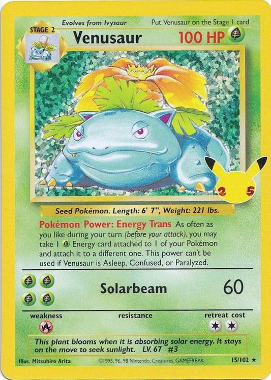 Venusaur #15 (Pokemon Celebrations) in PSA Graded Pokemon Singles