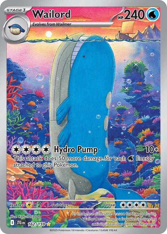 Wailord #162: Pokemon Journey Together in PSA Graded Pokemon Singles