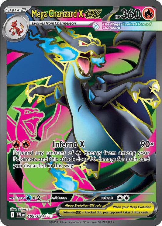 Mega Charizard X ex #109 (Pokemon Phantasmal Flames) in PSA Graded Pokemon Singles (Copy)