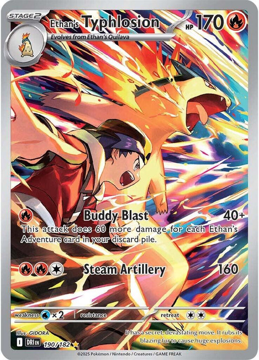 Ethan's Typhlosion #190 (Pokemon Destined Rivals) in PSA Graded Pokemon Singles
