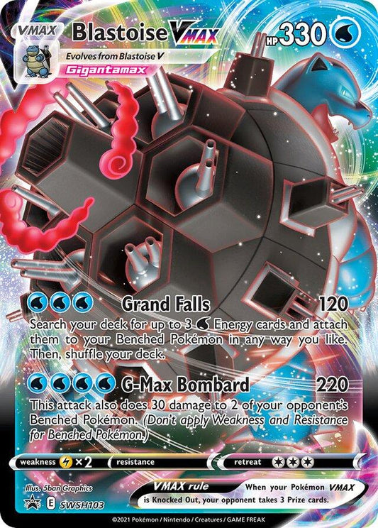 Blastoise VMAX #SWSH103 (Pokemon Promo) in PSA Graded Pokemon Singles