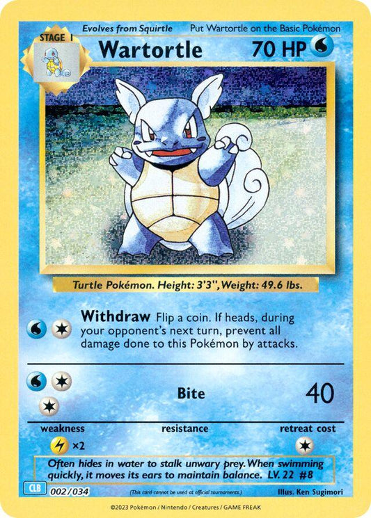 Wartortle #2 Pokemon TCG Classic: Blastoise Deck in PSA Graded Pokemon Singles
