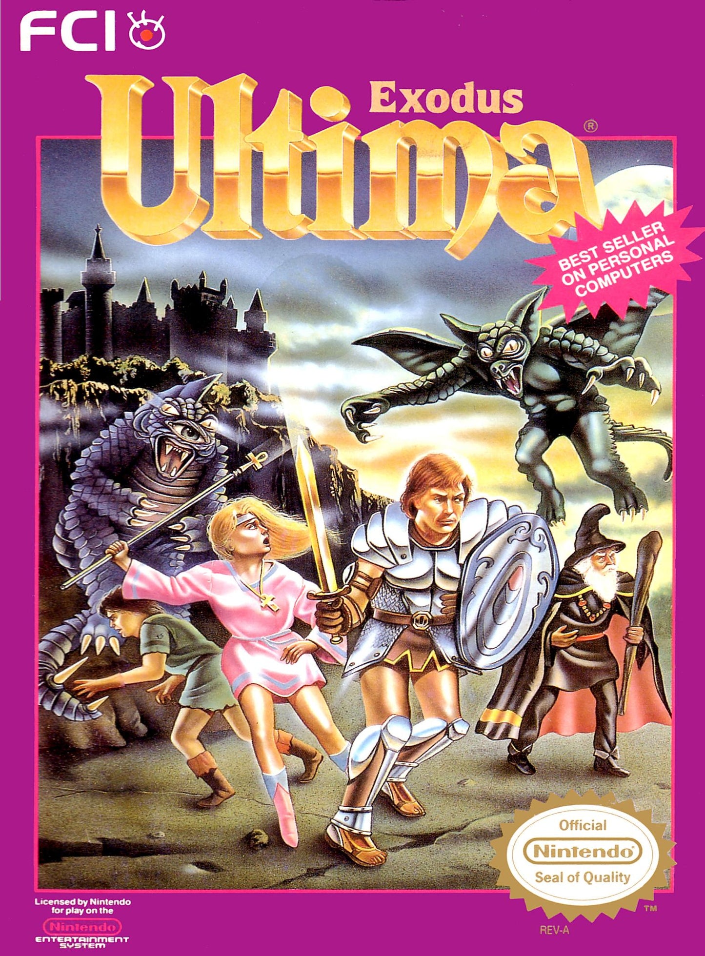 Ultima Exodus for Nintendo Entertainment System (NES)