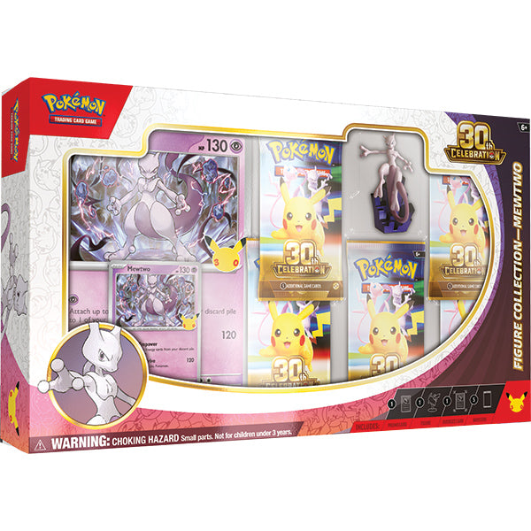 Pokemon TCG: 30th Celebration- Figure Collection (Mew or Mewtwo) [Random Variant] In Pokemon Trading Cards