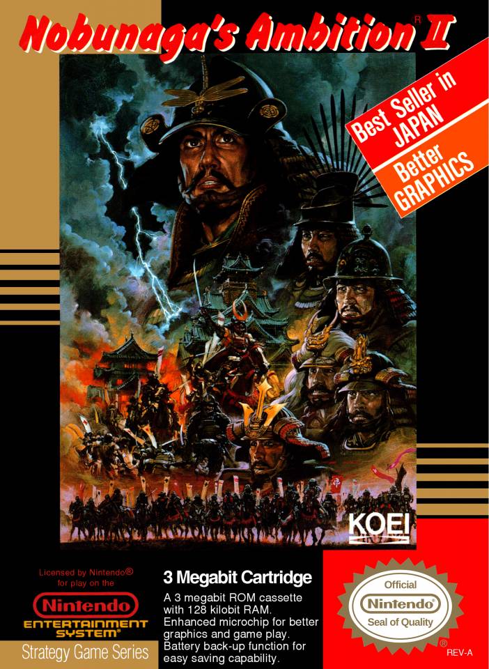 Nobunaga's Ambition for Nintendo Entertainment System (NES)