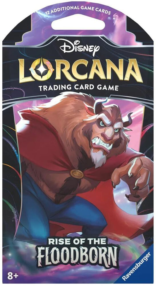 Rise of the Floodborn Sleeved Booster Pack - Rise of the Floodborn (2) In Disney Lorcana