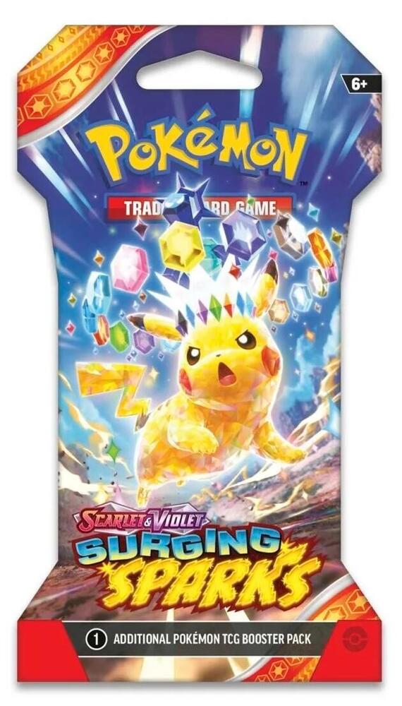 Surging Sparks Sleeved Booster Pack - SV08: Surging Sparks (SV08) In Pokemon Trading Cards