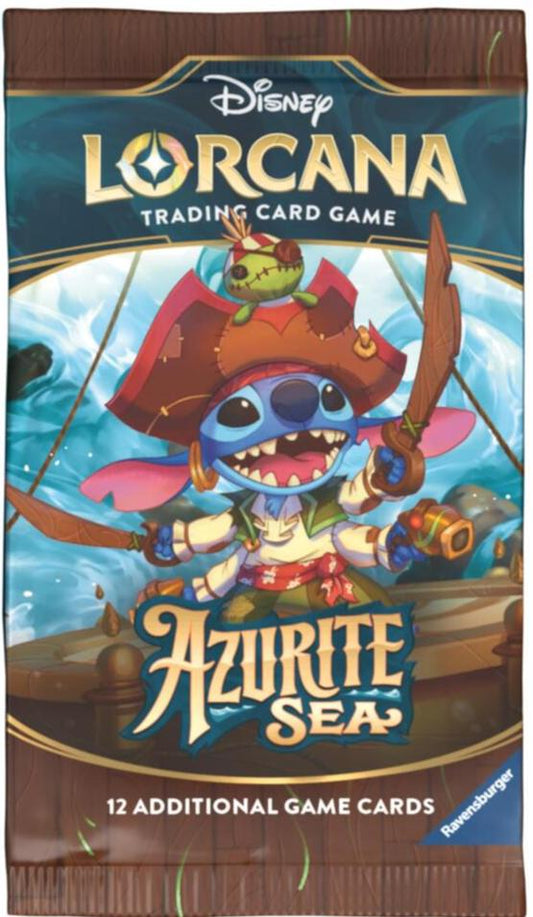 Azurite Sea Booster Pack - Azurite Sea (6) In Disney Lorcana