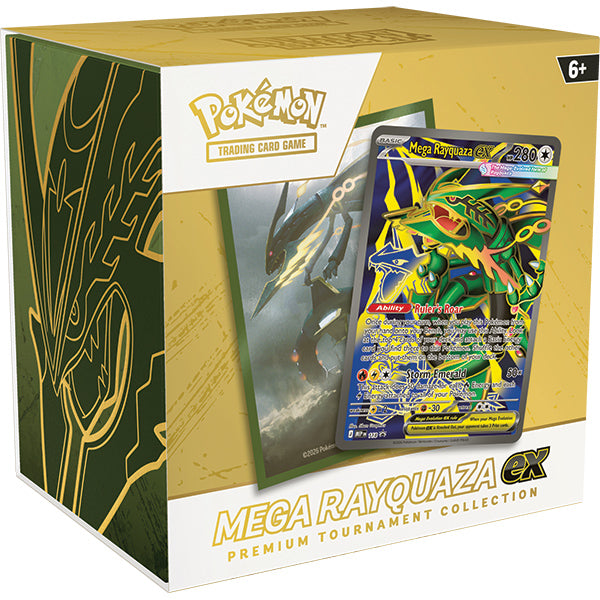 Mega Rayquaza ex Premium Tournament Collection In Pokemon Trading Cards