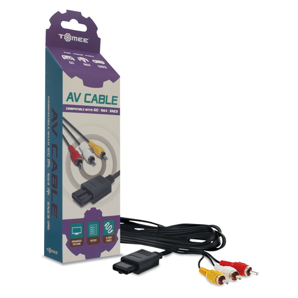 Tomee AV Cable for Super Nintendo, Nintendo GameCube, and Nintendo 64