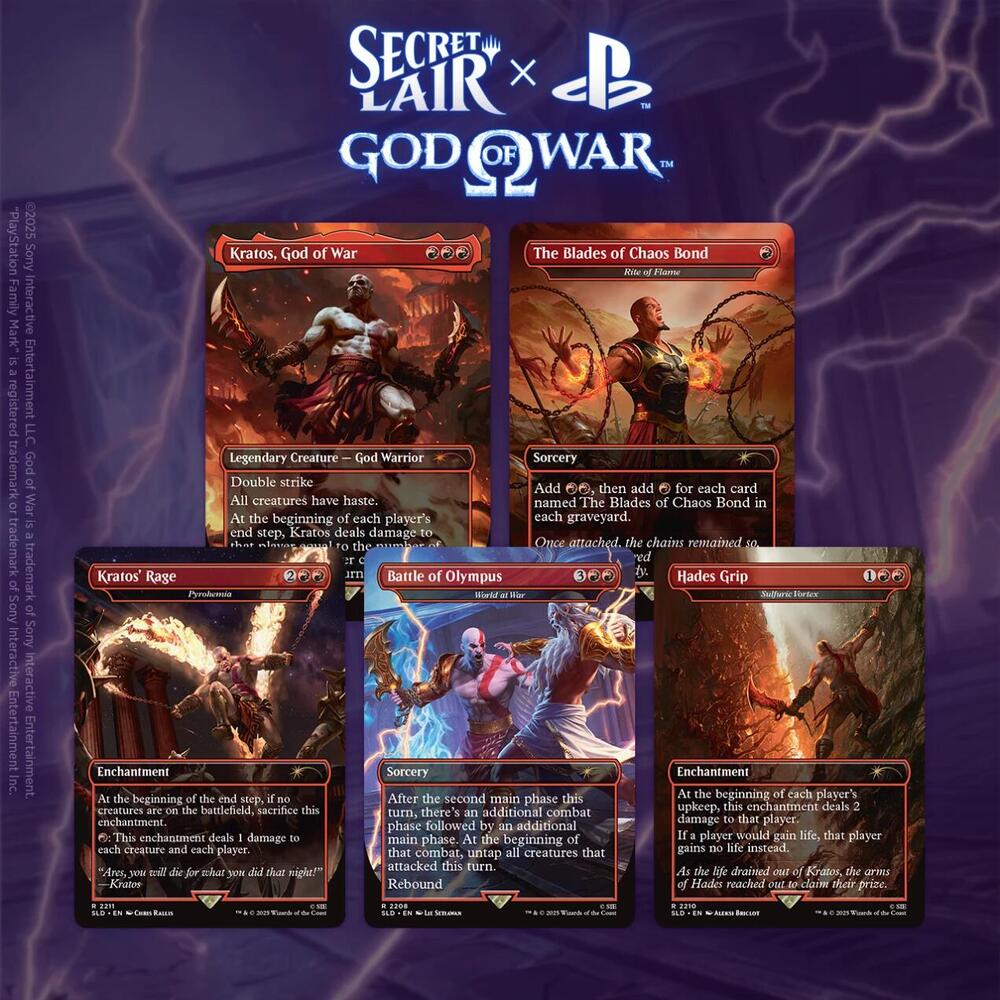 Secret Lair X PlayStation, Nonfoil [WPN Only] - In Magic the Gathering