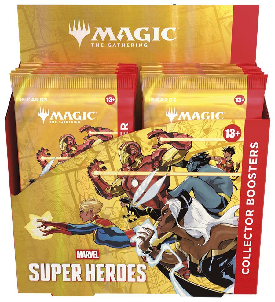 Collector Booster Display - Marvel Super Heroes (MSH) In Magic the Gathering