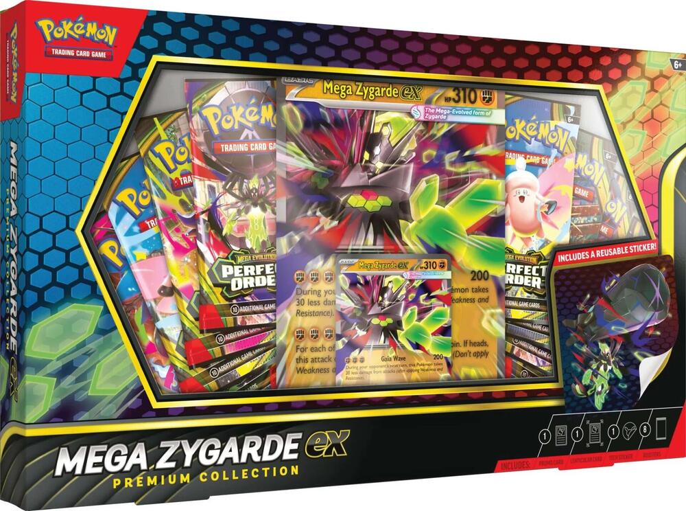Mega Zygarde ex Premium Collection In Pokemon Trading Cards