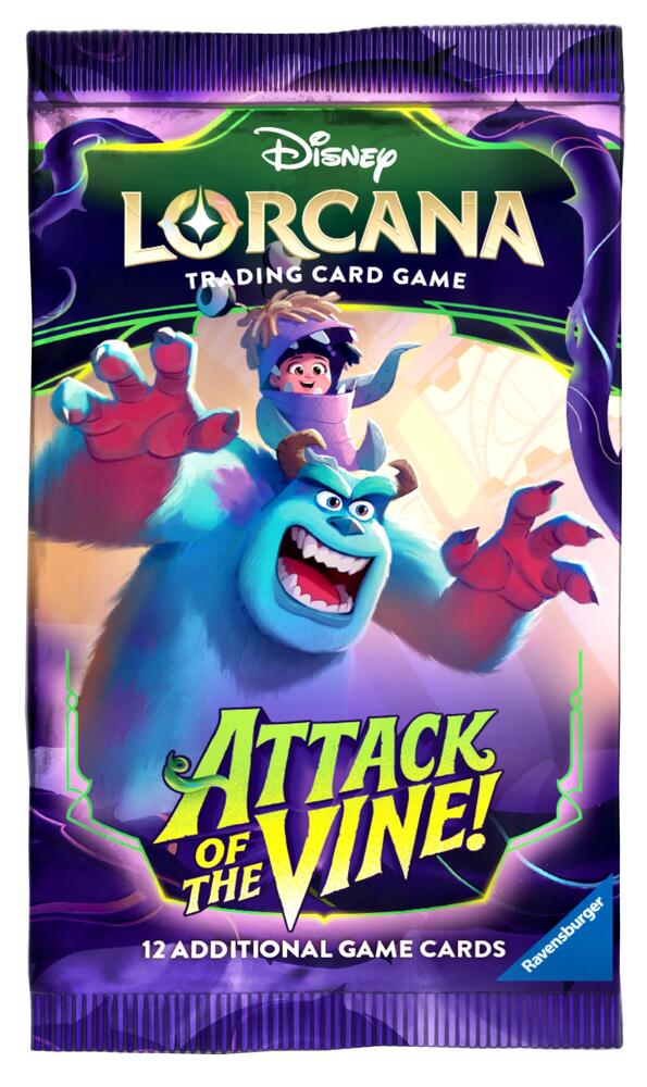 Booster Pack - Attack of the Vine! (13) In Disney Lorcana Trading Cards