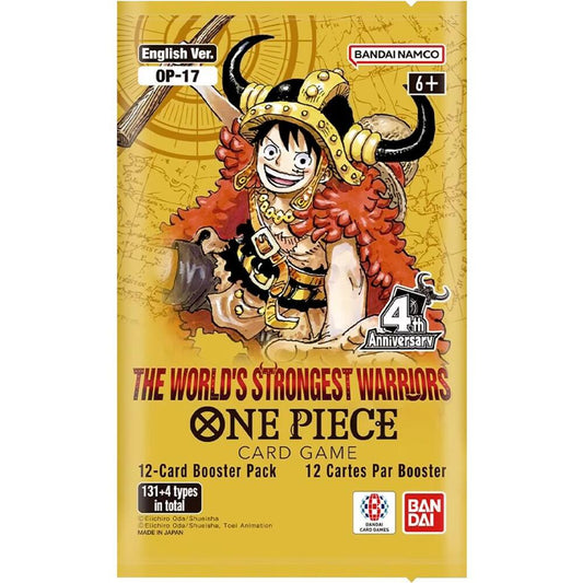 Booster Pack - The World's Strongest Warriors (OP17) In One Piece TCG