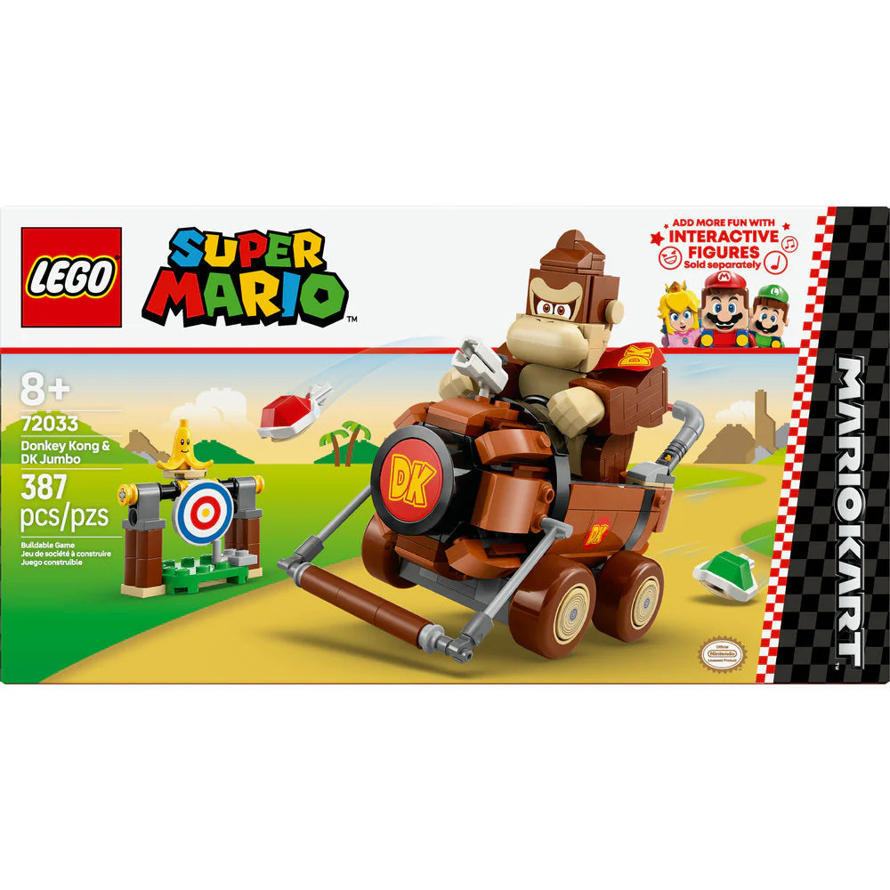 72033 Super Mario: Mario Kart – Donkey Kong & DK Jumbo in Lego