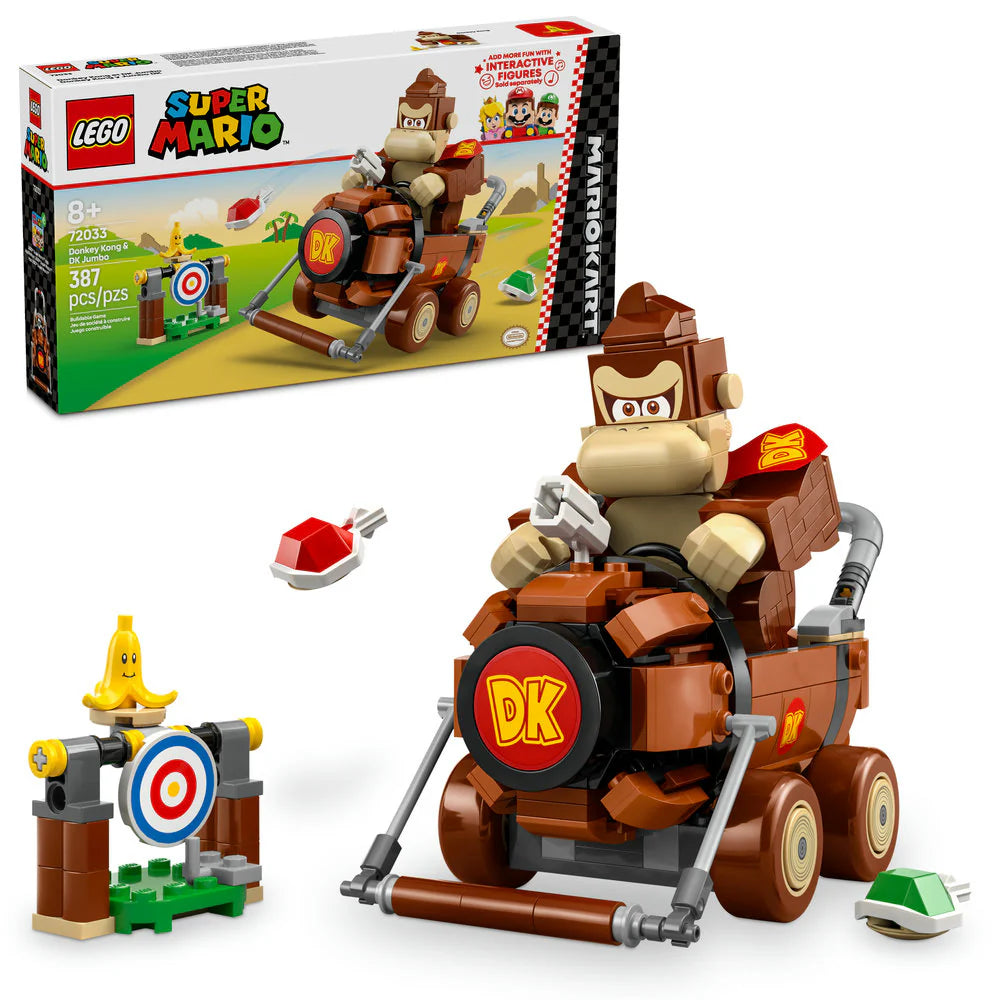 72033 Super Mario: Mario Kart – Donkey Kong & DK Jumbo in Lego