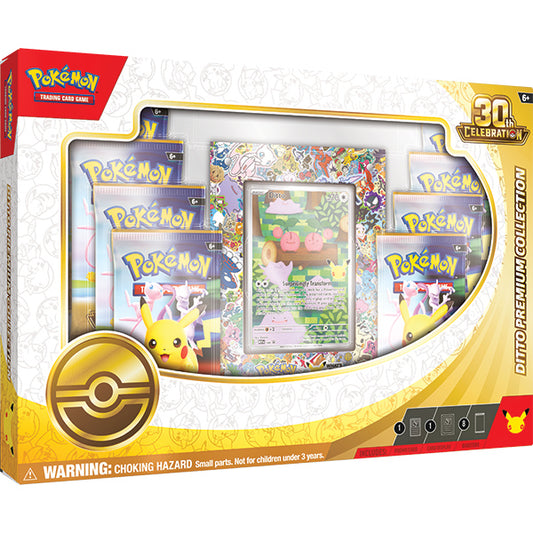 Pokemon TCG: 30th Celebration- Ditto Premium Collection In Pokemon Trading Cards