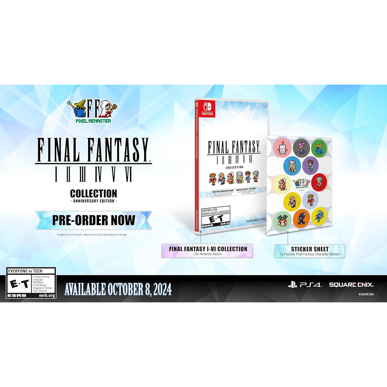 Final Fantasy I - VI Collection: Anniversary Edition for Nintendo Switch