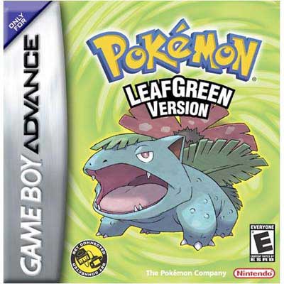 Pokemon LeafGreen Version for Nintendo Game Boy Advance