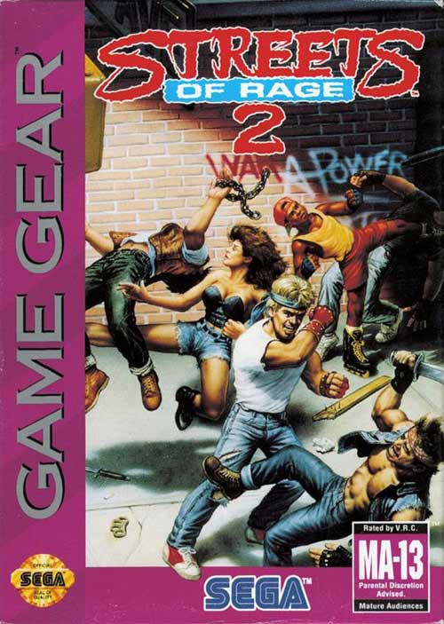 Streets of Rage 2 for Sega Game Gear