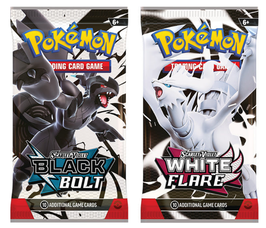 Scarlet & Violet—Black Bolt & White Flare Booster Pack (Randomized) In Pokemon Trading Cards