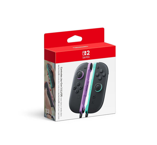 Switch 2 Joy-Con 2 (L)/(R): Light Purple / Light Green - Nintendo