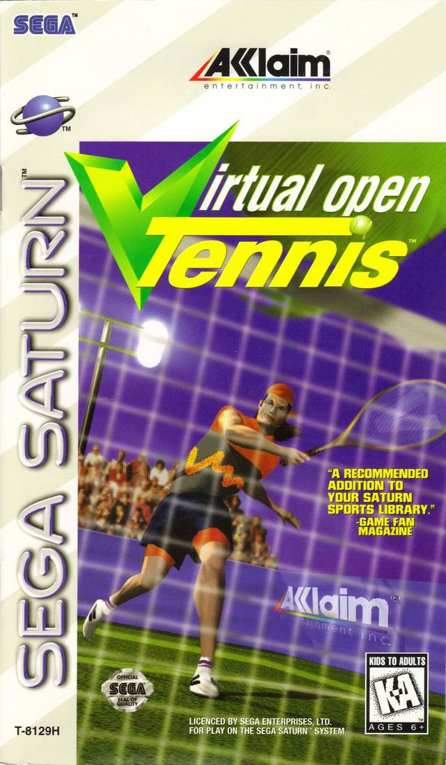 Virtual Open Tennis for Sega Saturn