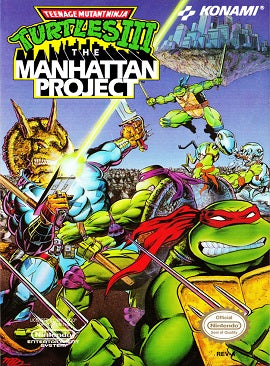 Teenage Mutant Ninja Turtles III The Manhattan Project for Nintendo Entertainment System (NES)